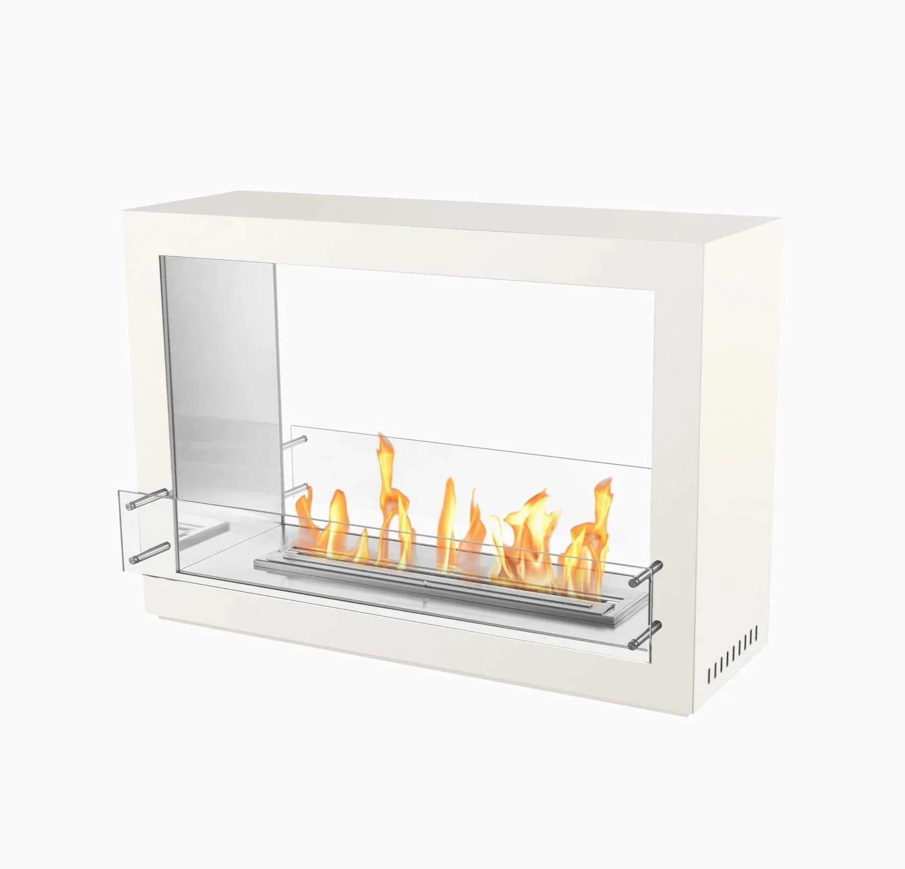 The Bio Flame Sek XL Freestanding Fireplace SKU SEK XL-White