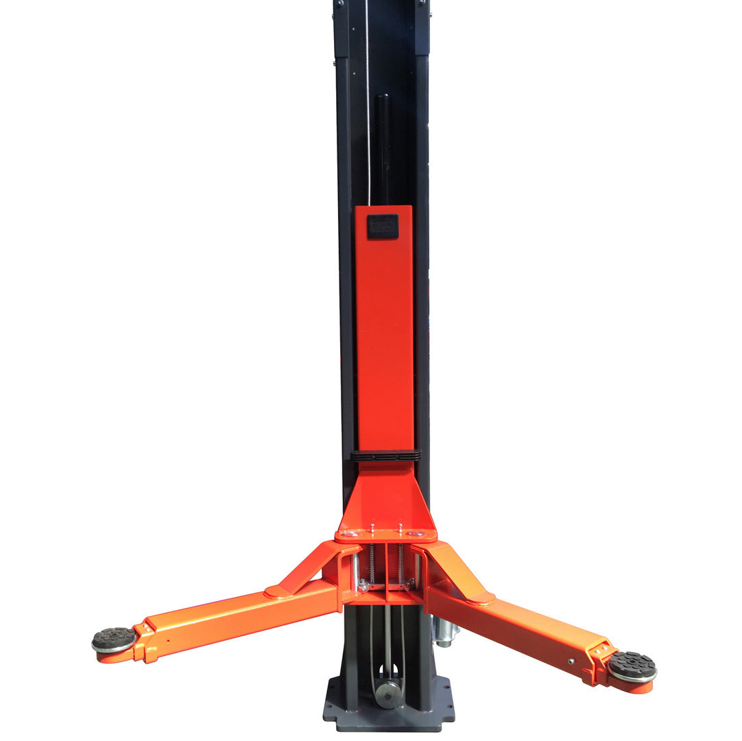 Stratus 2 Post 12,000 lbs Clear Floor Car Lift, Direct Drive, Extra Wide, Drive Through, Single Point Manual Release SKU SAE-C12X