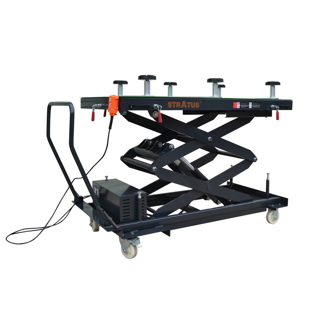 Stratus Lifting Table, 2600 lbs, Remote controlled, 220V SKU SAE-LT2600E