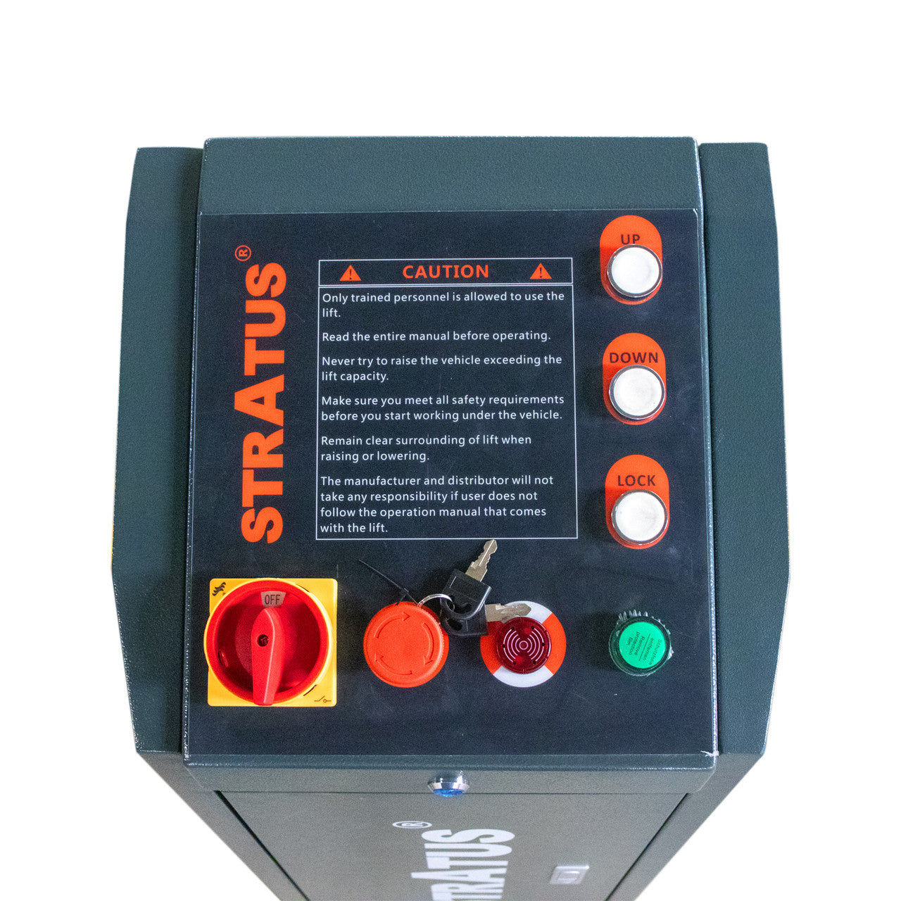 Stratus Portable Open Center 9000 lbs Mid Rise Scissor Lift, Extra Wide, Electrical Release G3 SKU SAE-MS9000X