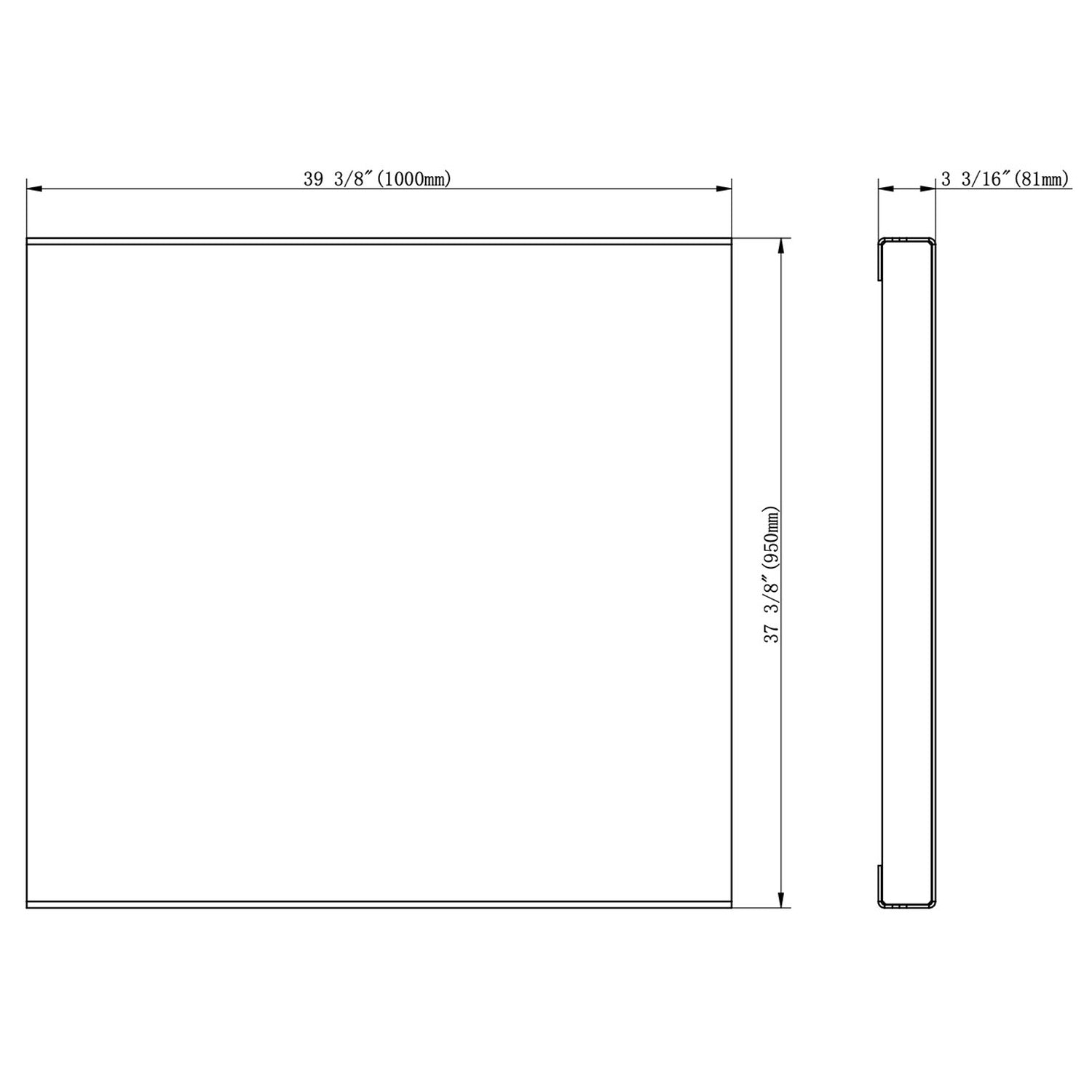 Stratus 4 Post Parking Lift Aluminum Center Deck SKU SAE-CD