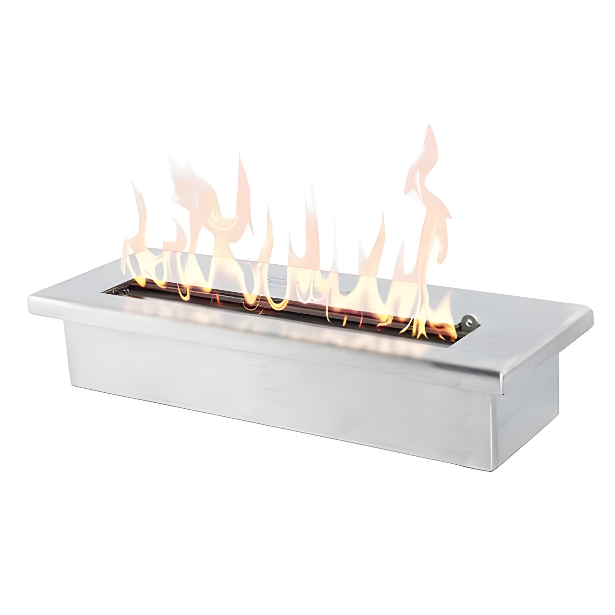 The Bio Flame 13-Inch Ethanol Fireplace Burner SKU EB-13-Silver