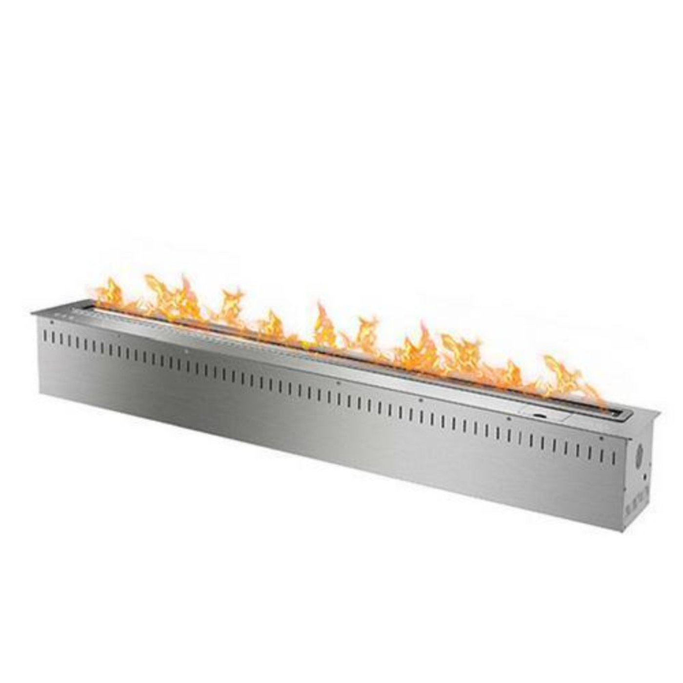 The Bio Flame 48-Inch Ethanol Burner SKU RC-48-Silver-SMART