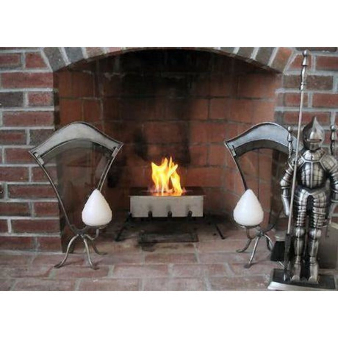 The Bio Flame 5L Ethanol Fireplaces Burner SKU EB-5L-Silver