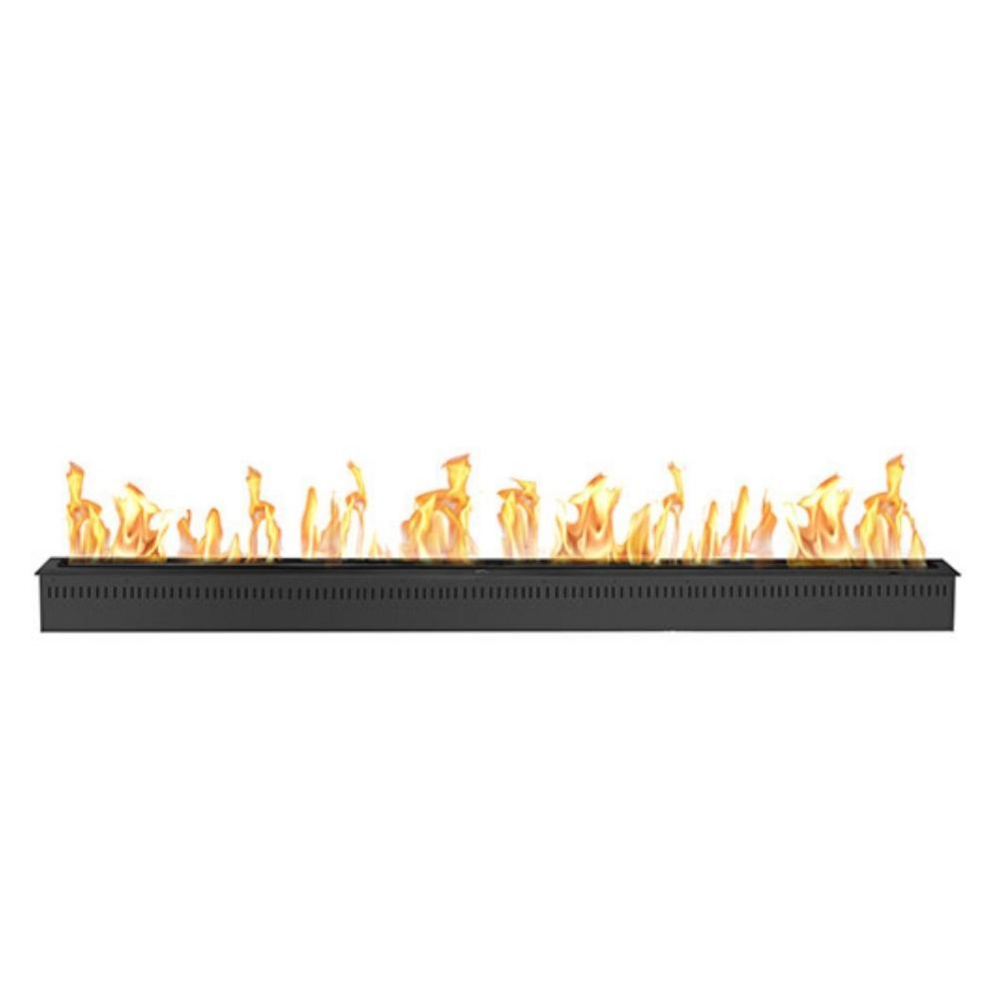 The Bio Flame 84-Inch Ethanol Burner SKU RC-84-Silver-SMART