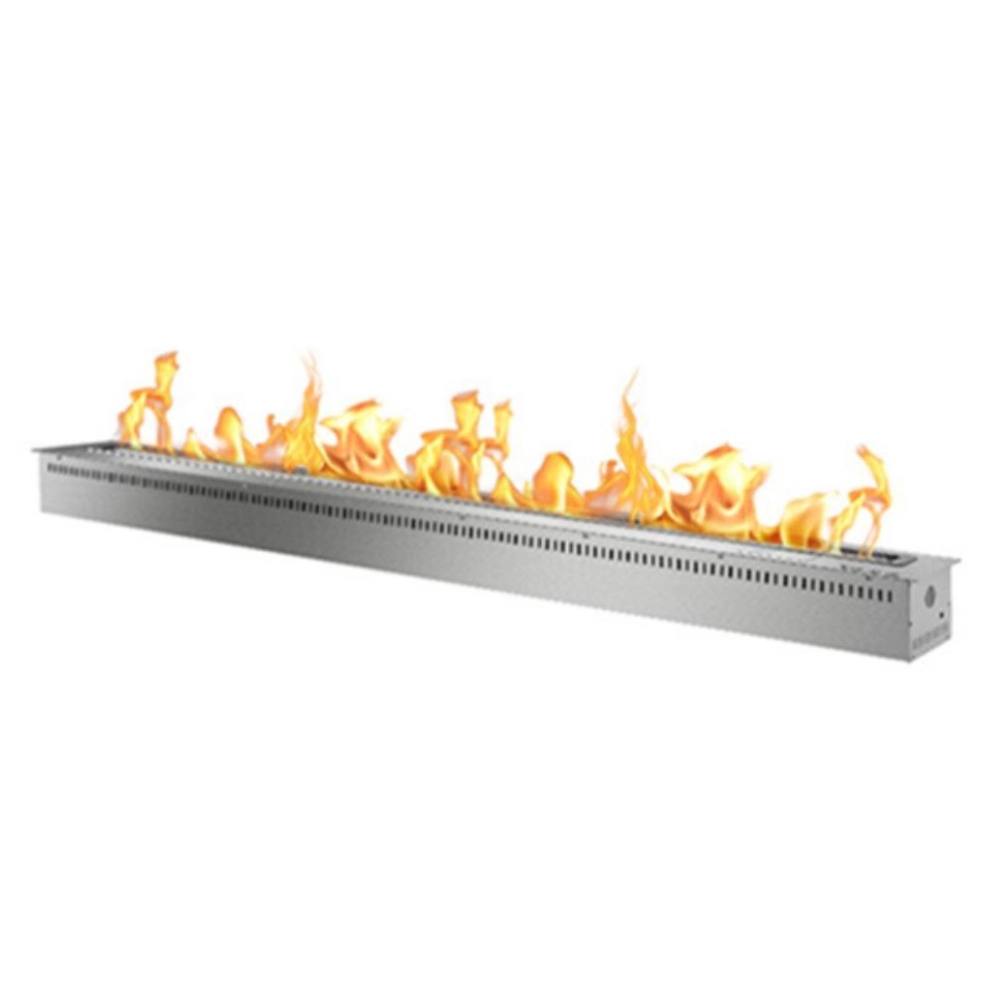 The Bio Flame 84-Inch Ethanol Burner SKU RC-84-Silver-SMART