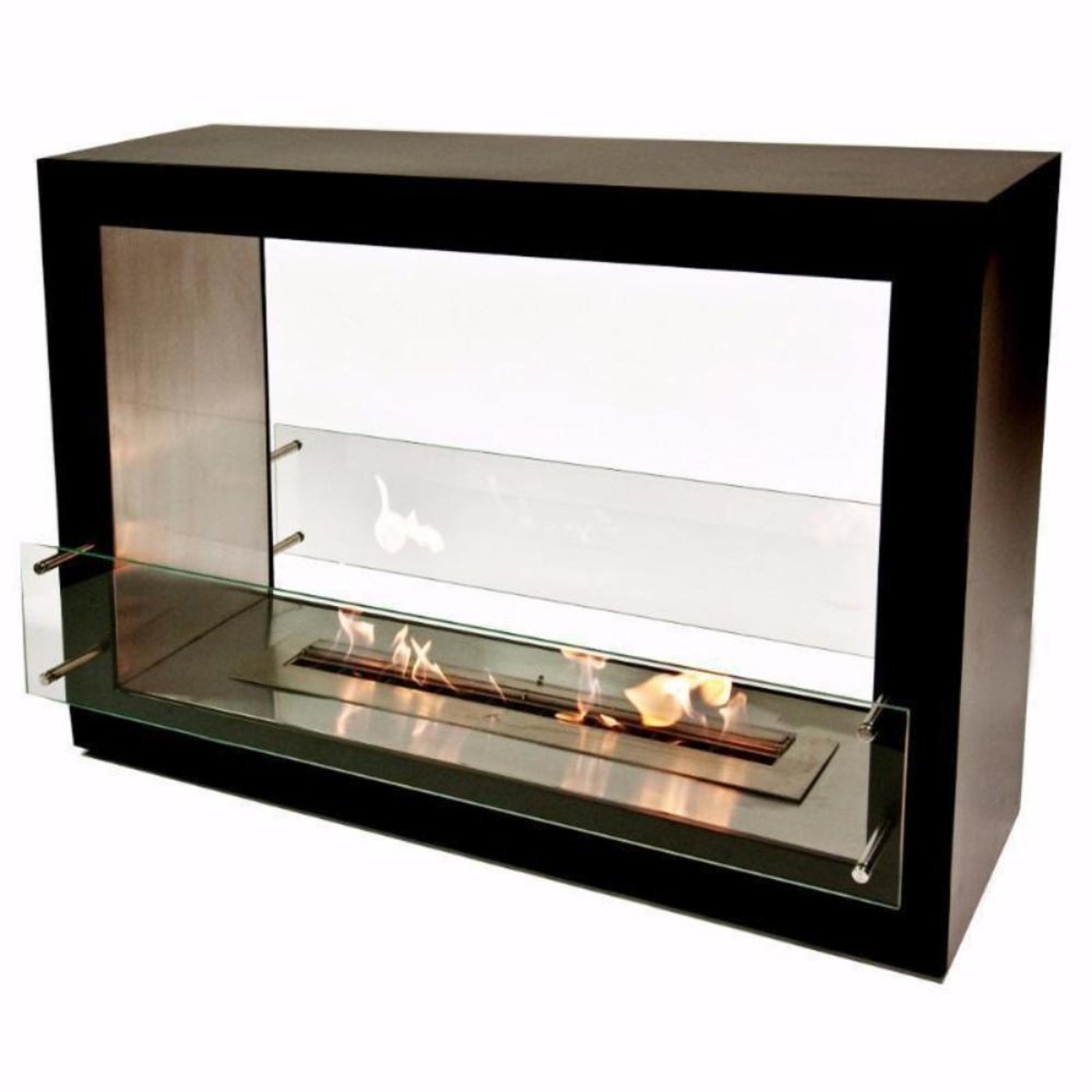 The Bio Flame Sek XL 53-Inch Ethanol Fireplace SKU SEK XL-Black