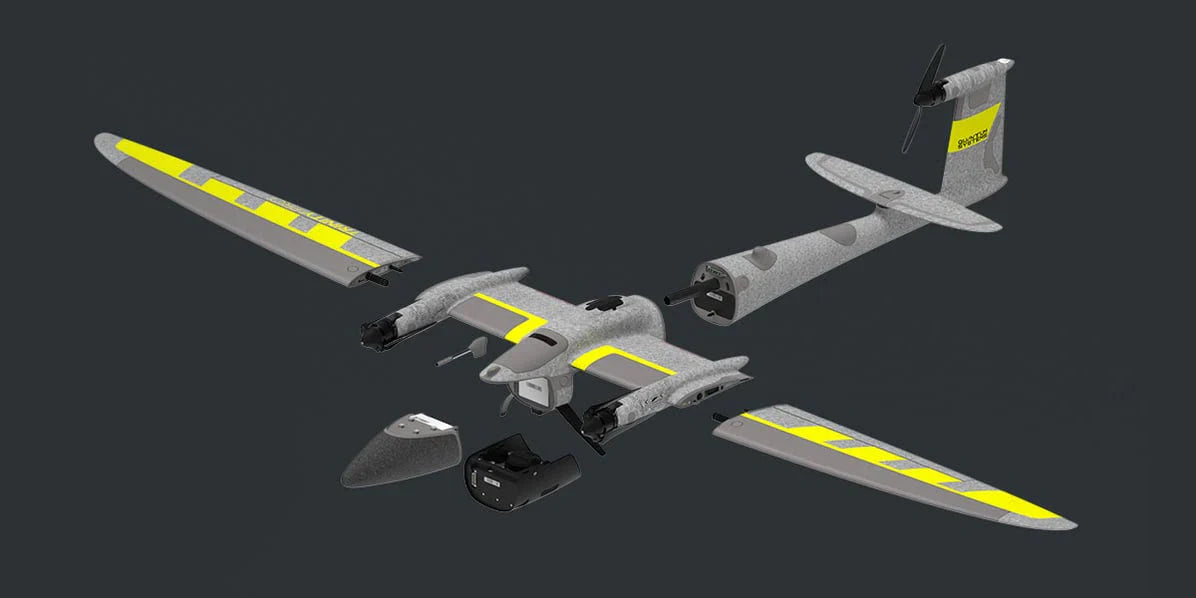 Quantum Systems Trinity Pro e-VTOL Fixed-Wing Mapping Drone SKU TrinityPro