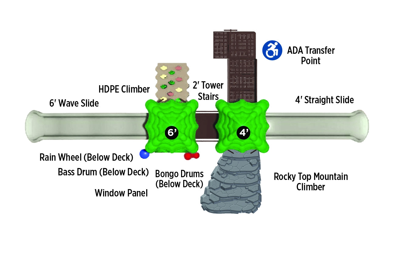 UltraPlay Bighorn Playground SKU UPLAY-008