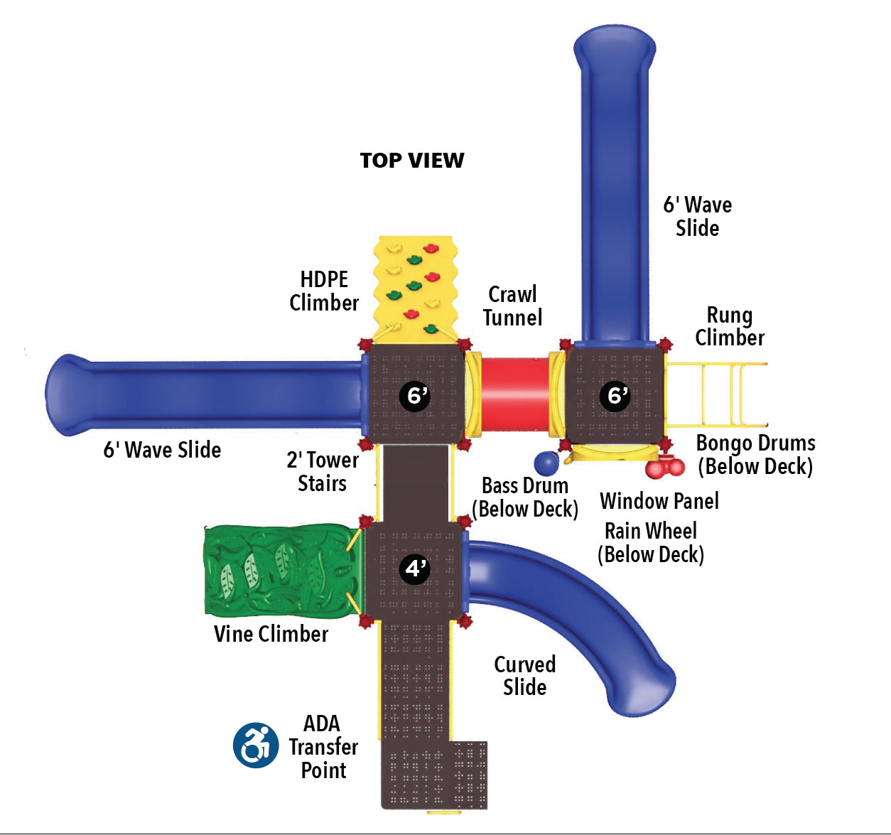 UltraPlay Boulder Point Play System Playground SKU UPLAY-045