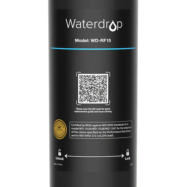 WaterDrop Exterior Refrigerator Water Filter SKU WD-15UC